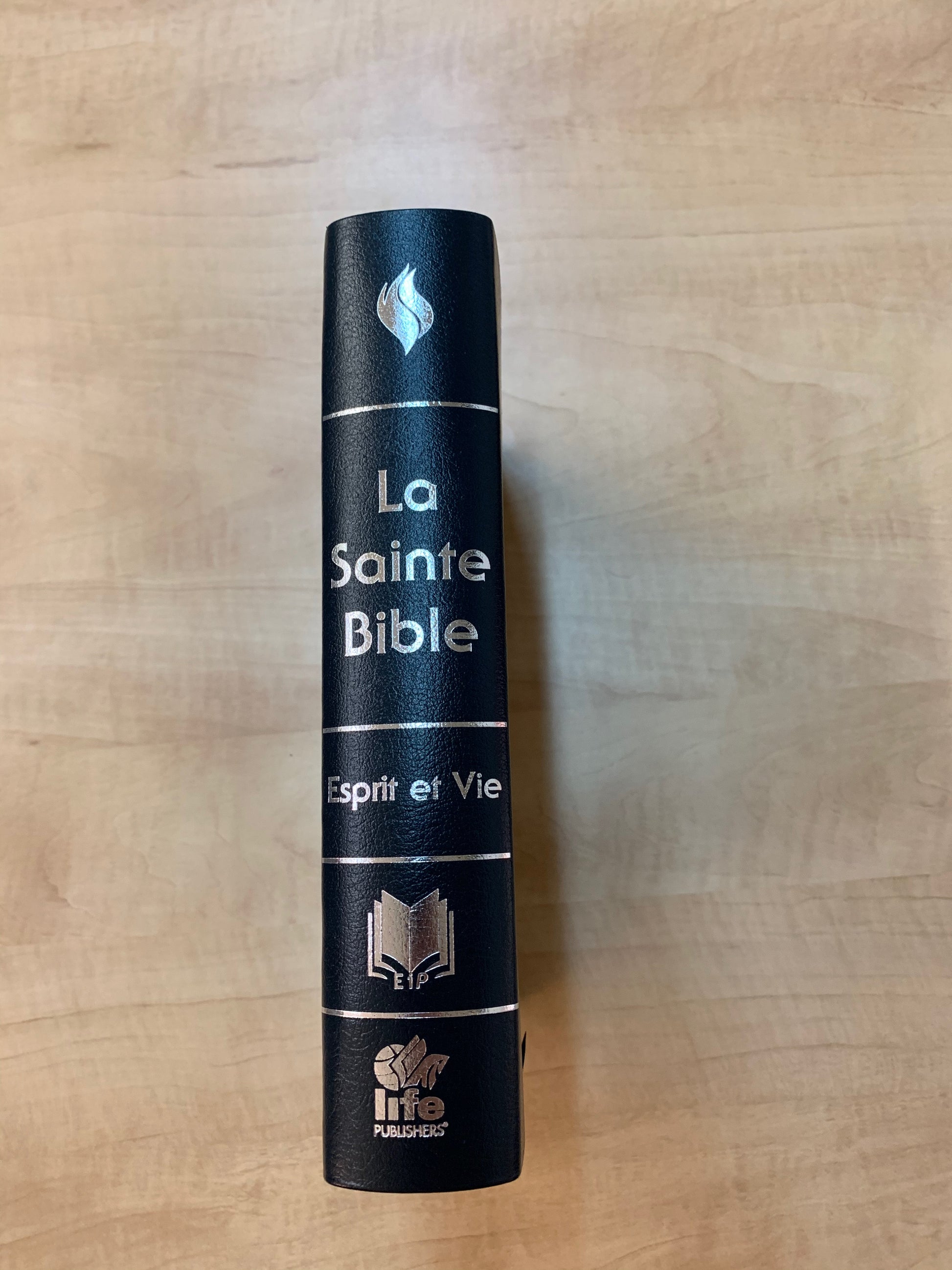 Bible Esprit et Vie Edition Deluxe Cuir Bleu - Boutique iNSPIRATION